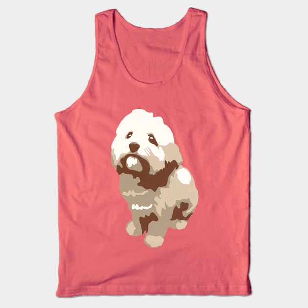 Puppy Love Tank Top by MinimalFun